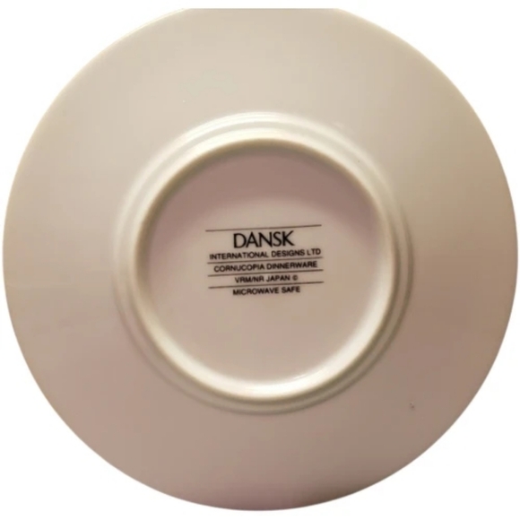 1 Vtg 93 Coffee Tea Hot Chocolate Saucer China Dansk Cornucopia Mint - Picture 5 of 5